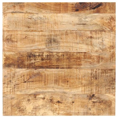 Table De Bistro Carrée 60x60x75 Cm Bois De Manguier Brut - Vidaxl