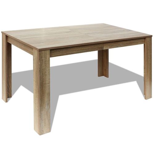 Table De Salle À Manger 140 X 80 X 75 Cm Chêne