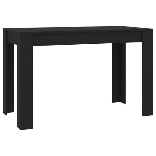 Table De Salle À Manger Noir 120 X 60 X 76 Cm Aggloméré - Vidaxl