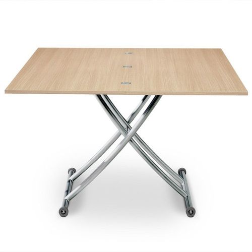 Table Basse Relevable "Higher" 57-114cm Chêne Clair