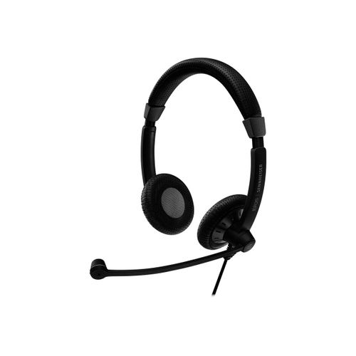 EPOS SC 75 USB MS EUL - Micro-casque - sur-oreille - filaire - USB, jack 3,5mm - noir - Certifié pour Skype for Business, Certifié pour Microsoft Teams, Optimisé pour la CU