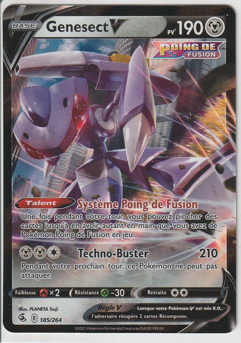 Carte Pokémon Genesect V alternative poing de fusion - Vinted