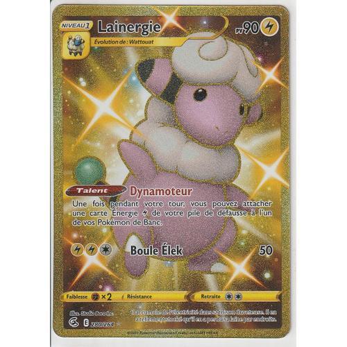 Carte Pokemon - Lainergie - 280/264 - Secrète-Rare - Gold - Épée Et Bouclier 8 - Poing De Fusion - V.F