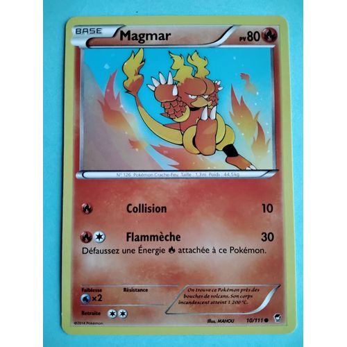 Carte Pokémon N° 126 Magmar