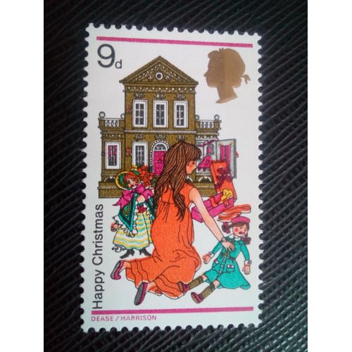 Timbre Angleterre Yt 547 Jouets - Poupées 1968 ( 00100305 )