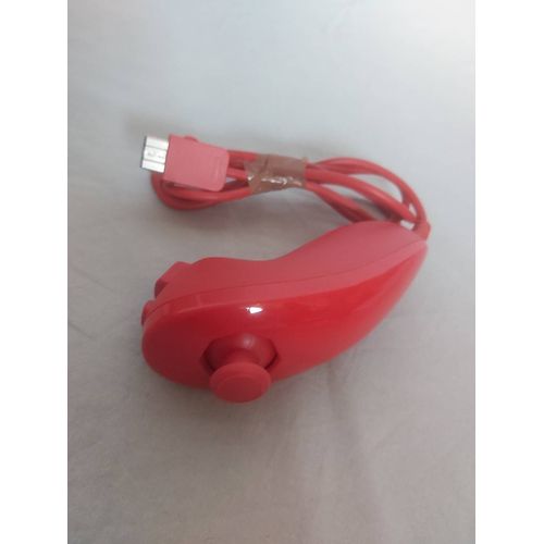 Nunchuck Rouge - Nintendo Wii Officiel (Nunchuk)