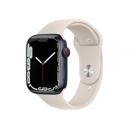 Apple Watch Series 7 Starlight Aluminium 45mm Starlight Band De