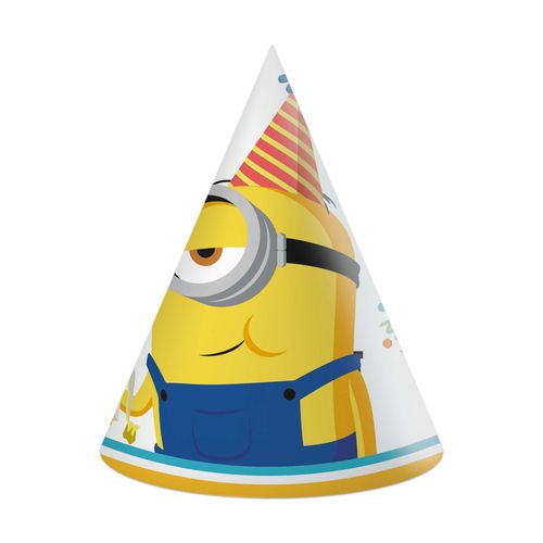 6 Chapeaux De Fête Minions