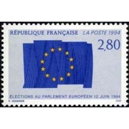 1 Timbre France 1994, Neuf - Élections Au Parlement Européen 12 Juin 1994- Yt 2860