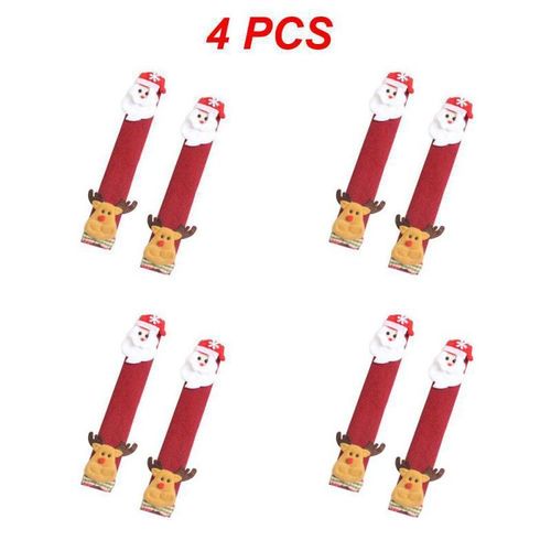 Poignée de protection pour réfrigérateur,accessoire pour micro-ondes,matière douce,idéal pour l'hiver,2/4/6 pièces - Type Style D 4pcs
