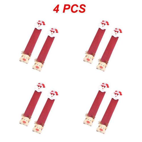 Poignée de protection pour réfrigérateur,accessoire pour micro-ondes,matière douce,idéal pour l'hiver,2/4/6 pièces - Type Style A 4pcs