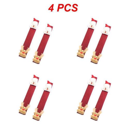 Poignée de protection pour réfrigérateur,accessoire pour micro-ondes,matière douce,idéal pour l'hiver,2/4/6 pièces - Type Style B 4pcs