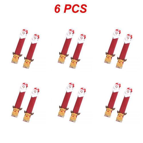 Poignée de protection pour réfrigérateur,accessoire pour micro-ondes,matière douce,idéal pour l'hiver,2/4/6 pièces - Type Style D 6pcs