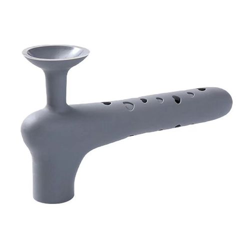 Butée de poignée de porte en silicone,coussretours anti-collision,coussinets muets muraux,ventouse silencieuse,couvercle de bouton de porte - Type Silver