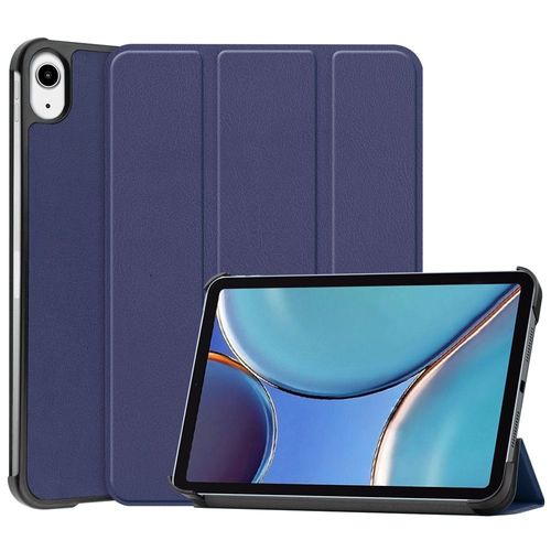 Etui Apple Ipad Mini 6 2021 8,3 Pouces Wifi - 4g/Lte Smartcover Pliable Bleu Navy Avec Stand - Housse Coque De Protection Apple Ipad Mini 6eme Generation 2021 8.3 Pouces - Accessoires Tablette Pochette Xeptio : Exceptional Smart Case !