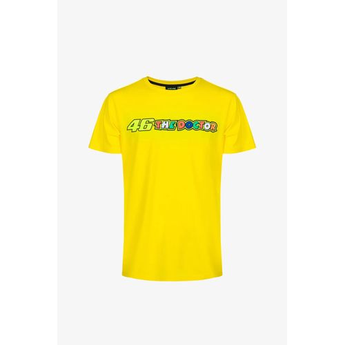 Valentino Rossi T-Shirt Vr46 The Doctor, Jaune Homme
