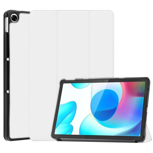 Housse Realme Pad 10,4 Pouces Wifi - 4g/Lte Blanche Avec Stand - Etui Coque Blanc De Protection Tablette Realme Pad 10.4 Pouces - Accessoires Pochette Xeptio Case