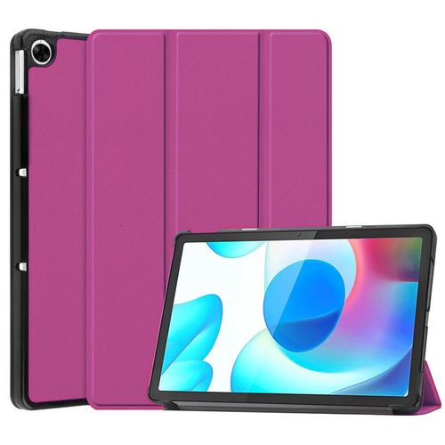 Housse Realme Pad 10,4 Pouces Wifi - 4g/Lte Violette Avec Stand - Etui Coque Violet De Protection Tablette Realme Pad 10.4 Pouces - Accessoires Pochette Xeptio Case