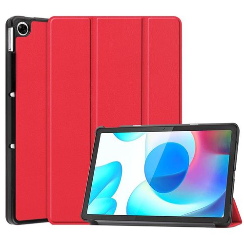 Housse Realme Pad 10,4 Pouces Wifi - 4g/Lte Rouge Avec Stand - Etui Coque De Protection Tablette Realme Pad 10.4 Pouces - Accessoires Pochette Xeptio Case