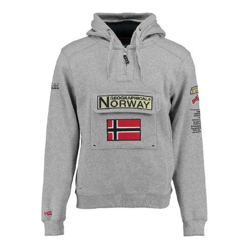 Sweat Gris Fille Geographical Norway Gymclass New