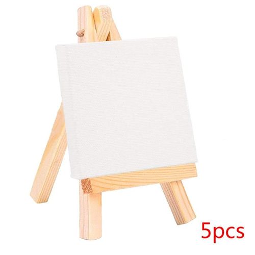 Mini Chevalet En Bois Pour Enfants,, 5 Ensembles, Pour Peinture Artistique, Carte De Nom De Table, Support De Dessin Pour Artiste Scolaire