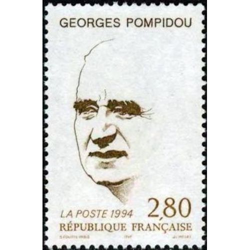1 Timbre France 1994, Neuf - Georges Pompidou- Yt 2875