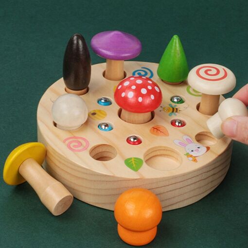 Jouets Montessori colorés pour enfants, jeu de Table, Puzzle, champ...