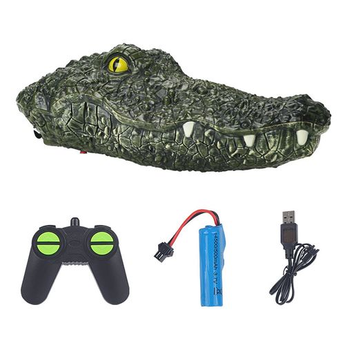 Jouet Crocodile Électrique, Bateau Gag, Étanche, Haute Vitesse, Télécommande, Jouet De Bateau, Pour L'été, Amusant, 2.4g
