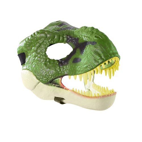 Masque De Dinosaure Pour Halloween, Masque D'horreur En Latex Avec Bouche Ouverte De Serpent, Déguisement De Cosplay Pour Fête D'halloween, Masque De Peur