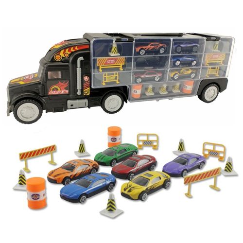 Jouet De Transport De Voitures Pour Enfants, Transporteur De Conteneurs, Camions, Modèles De Voitures Moulées, Cadeaux Pour Enfants