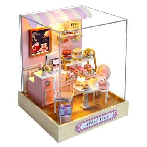 Maison De Poupée Miniature Pour Enfant, Bricolage Artisanal, Chalet En Bois, Modèle De Construction, Cadeau D'anniversaire Pour Ami, Kit De Jouets À Assembler