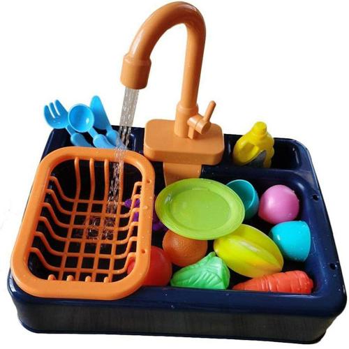 Simulation de lave-vaisselle, jouet de cuisine pour enfants, sortie d'eau  électrique, lave-vaisselle, jouets éducatifs précoces