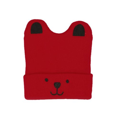 Chapeau Tricoté En Laine Pour Bébé, Chaud, Motif Ours, Pour Enfant, Garçon Et Fille
