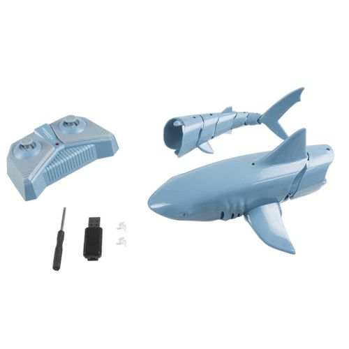 Jouet À Piles 1:18, Bateau Requin Télécommandé, Étanche Et Rechargeable, Pour Piscine Et Salle De Bain, 2.4g