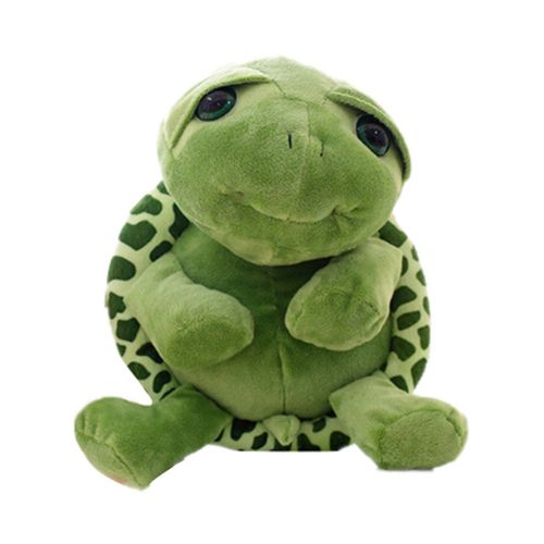 Peluche Tortue Verte Super Mignonne, Grands Yeux, Animaux Doux, Jouets Pour Bébé, Cadeau Pour Enfants