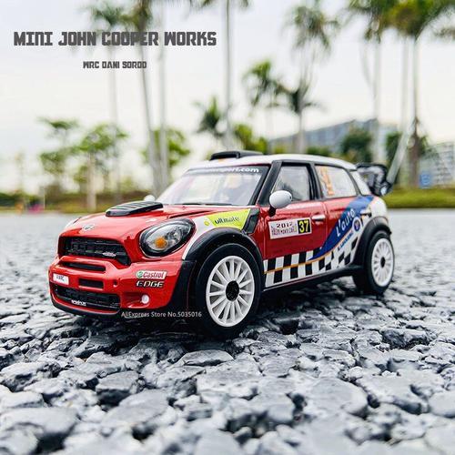 Modèle De Voiture De Course En Alliage 1:32, Mini John Cooper Works #37 Pierre Campana Ds Wrc, Modèle De Voiture De Rallye, Collection Cadeaux, 2012