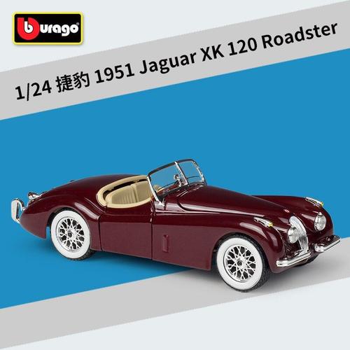 Jaguar Xk 1951 Roadster 120 1:24, Simulation De Voiture En Alliage Moulé, Artisanat De Décoration, Collection, Jouet, Outils, Cadeau