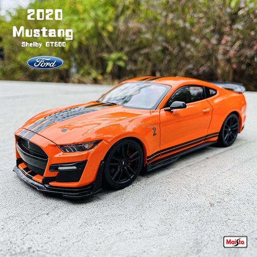 Modèle De Voiture En Alliage, Ford 2020 Mustang Shelby Gt500 1:24, Décoration Artisanale De Collection, Jouet, Outil, Cadeau, Moulage Sous Pression