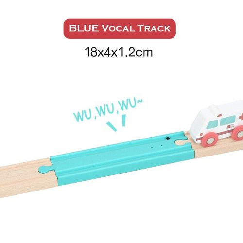 Train En Bois Thomas Pour Enfants, Piège Vocal, Piste Sonore, Simulation Tactile, Compatible Avec Toutes Les Marques, Jouets De Chemin De Fer