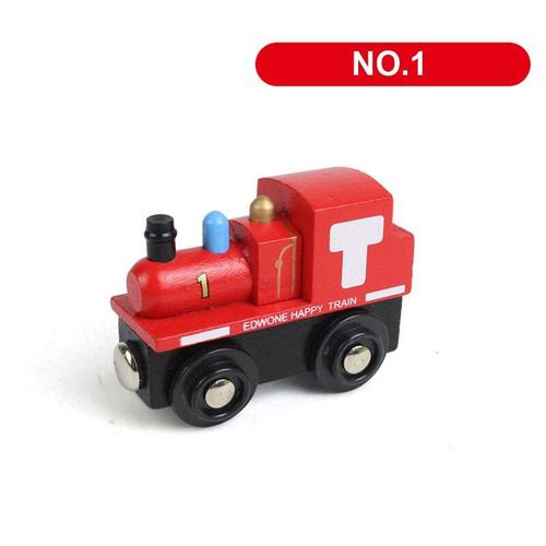 Jouet De Train Magnétique En Bois, Jouet En Bois, Hélicoptère, Voiture, Camion, Accessoires Adaptés Aux Pistes De Marque, Jouets Pour Enfants