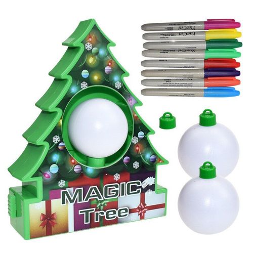 Machine De Décoration D'Arbre De Noël Pour Enfant, Kit De Bricolage, Peinture Électrique De Pommes, Arbre Magique, Jouet Montessori, Cadeau