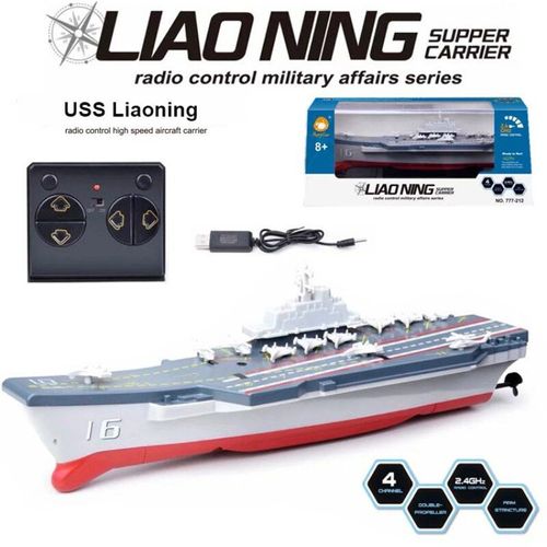 Bateau Télécommandé 2.4g, Modèle Militaire, Cuirassé, Simulation De Croiseur, Bateau Télécommandé, Jouets Pour Enfants Et Adultes