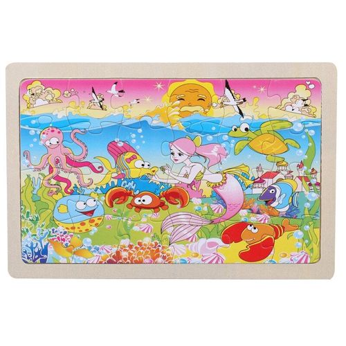 Puzzle 3d En Papier 24 Pièces, Jeu De Bricolage, Différents Types De Dessins Animés, Paysage Animal, Jouets Éducatifs Pour Enfants, Tendance 2020