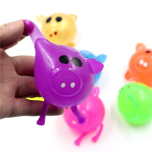 Boule Anti-Stress Anti-Décompression Pour Enfant Et Adulte, Nouvelle Collection De Jouets De Cochon En Caoutchouc Pour Enfant Et Adulte