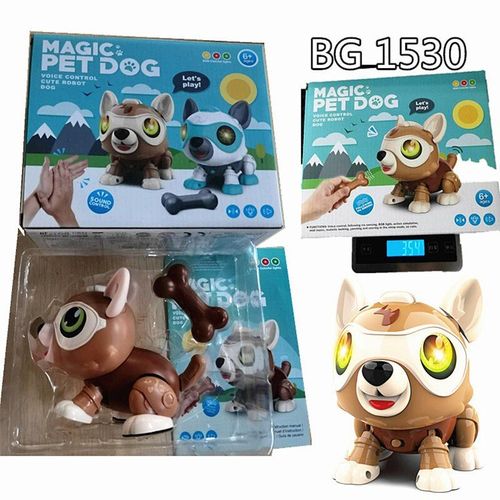 Robot Parlant Intelligent Rc Pour Enfants, Jouet Électronique Interactif, Chien, Chiot, Danse, Marche, Contrôle Vocal À Distance