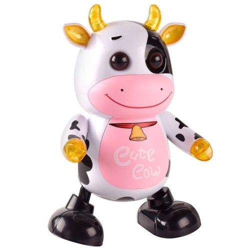 Robot Dansant Électrique Pour Bébé, Jouet En Forme De Vache Mignonne, Son Et Lumière, Musique, Cadeau Pour Parent Et Enfant, 2021