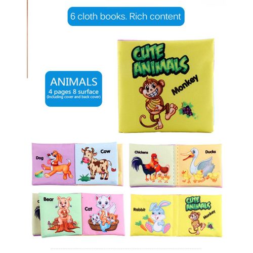 Jouet Pour Bébé De 0 À 12 Mois, Livre En Tissu, Développement De L'intelligence, Apprentissage Doux, Cognition, Lecture, Jouets Éducatifs