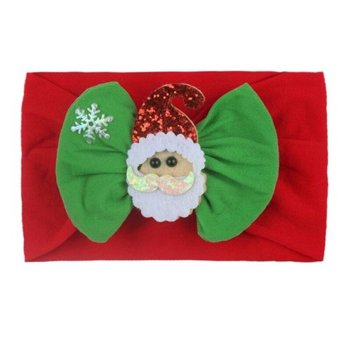 Bandeau De Noël En Mousseline De Soie Pour Enfants, Sans Couture, Super Doux, Mignon, Accessoires Pour Cheveux De Princesse, N¿Ud Papillon Pour Bébé