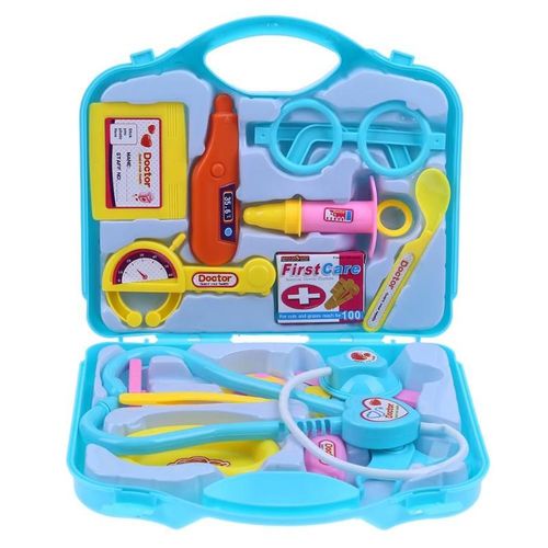 Ensemble De Jouets Éducatifs Pour Enfants, Jeu De Simulation, Valise Portable Pour Médecin Et Infirmière, Kit Médical, 15 Pièces/Ensemble