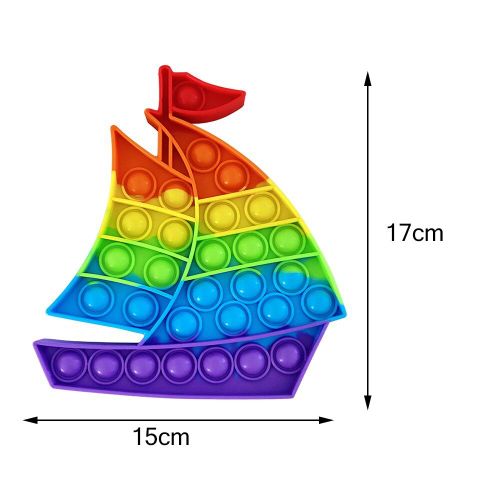 Jouet Anti-Stress En Bateau À Voile Pour Adulte Et Enfant, Anti-Stress, Décompression Sensorielle, Fidget Toy, #20